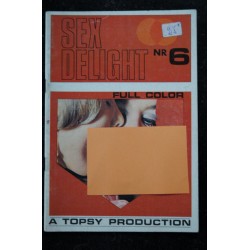 SEX DELIGHT n° 6  * 1970 env. * TOPSY  VINTAGE EROTIC    Photos uniquement