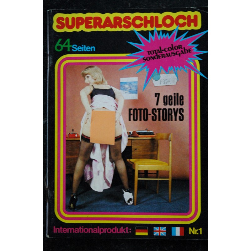 SUPERARSCHLOCH - Kurod Verlag - Odorfer-Verlags-GmbH -  Erotic Revue Photo Adultes 64 pages