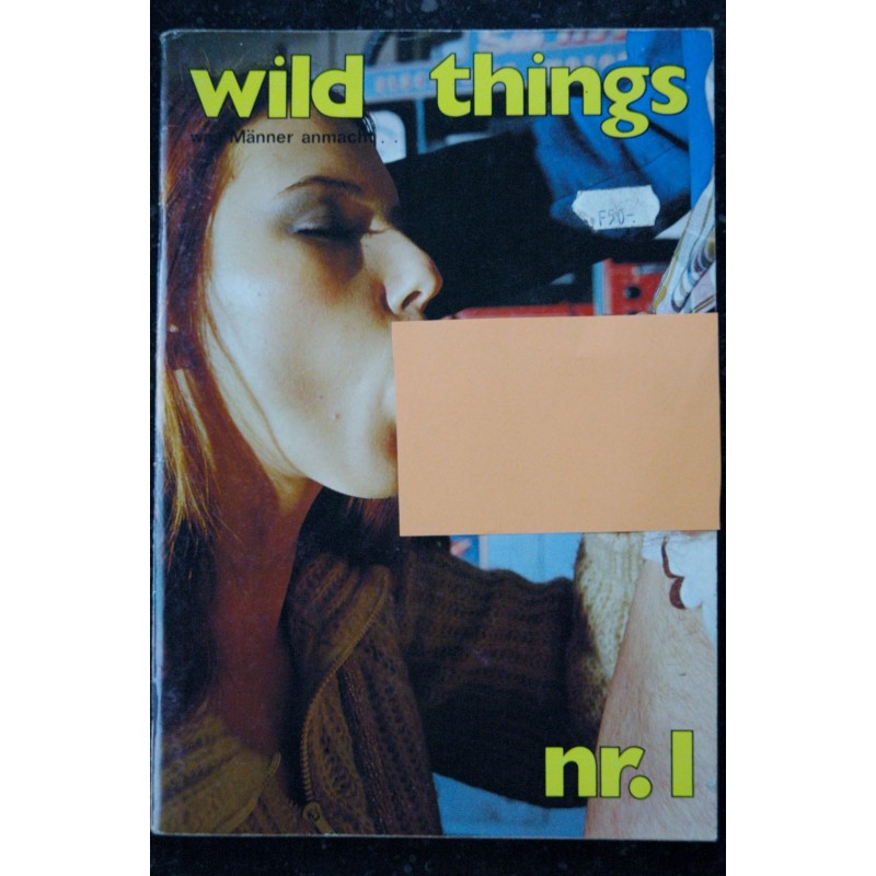 Wild Things 1  * 1978 *  Interlove Verlag - Vintage EROTIC   Revue Roman Photo Adultes -  64 pages