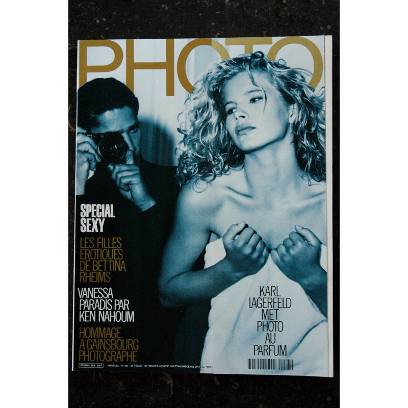 PHOTO 283 SPECIAL SEXY BETTINA RHEIMS HOT VANESSA PARADIS UWE OMMER GAINSBOURG