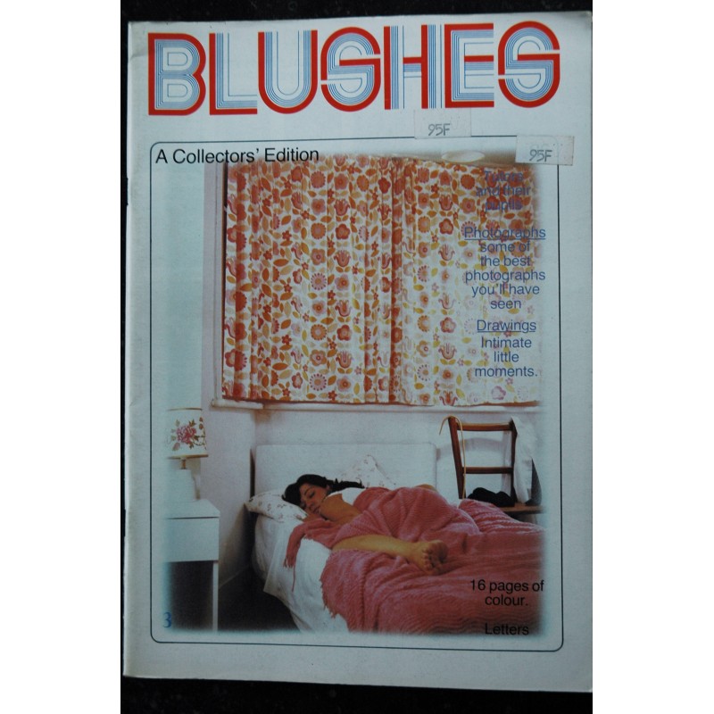 BLUSHES 3  -  1970  - RARE  - Bertrum Press - London -   Vintage