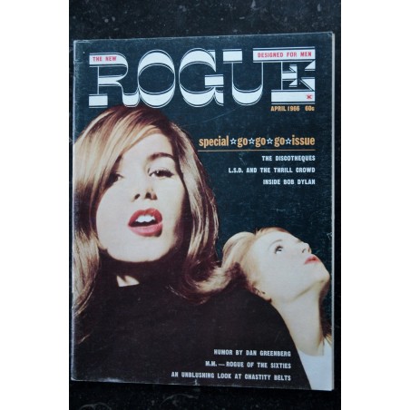 ROGUE Vol 11 N° 2  April 1966 - Bob Dylan - Sex & Psychedelics - Mastroianni - A probing look at chastety