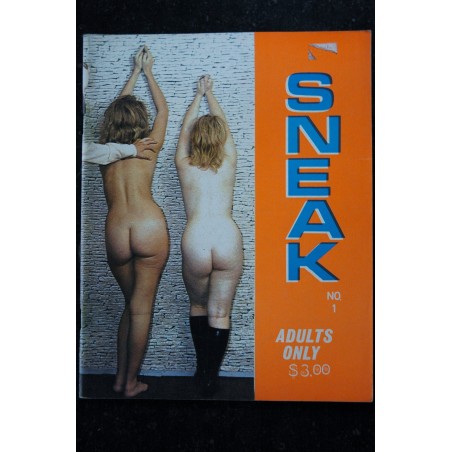 SNEAK  n°  1  - 1965 env. -  Joan & Sharon dolly-bird detectives - USA -  Photo roman Erotic