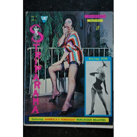 STRIPARAMA vol. 2 n° 5 - 1963 - Rare - FTana Louise - Ann Walker - Selbee Associates New York - Vintage Erotic STRIPARAMA vol. 2 n° 5 - 1963 - Rare - FTana Louise - Ann Walker - Selbee Associates New York - Vintage Erotic