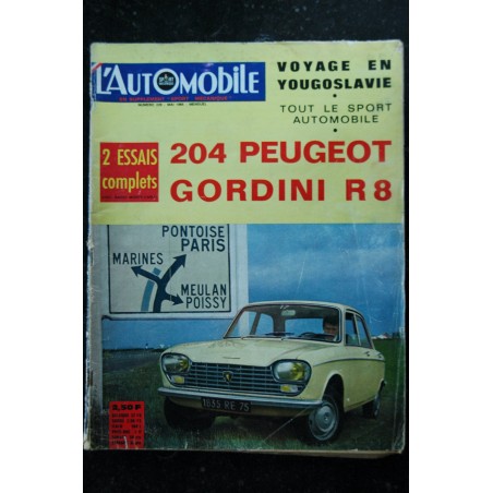 L'automobile Salon 1967  la Simca 1100 - Sunbeam - Lotus - Matra 530 - Lancia Flavia & Fulvia - Innocenti - 180 p.