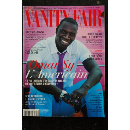 VANITY FAIR  12  Omar Sy  Cover + 14 p. - Notre-dame de Poutine - Coco Chanel - Agnès B  - 2014 06