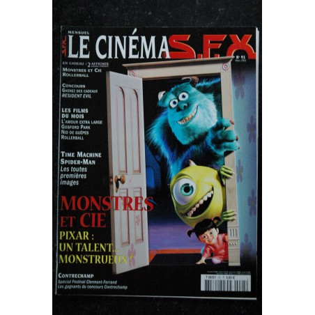 SFX 95 - Monstres et Cie - Rollerball - Time machine + Affiches - 80 pages - 2002 03 SFX 95 - Monstres et Cie - Rollerball - Time machine + Affiches - 80 pages - 2002 03