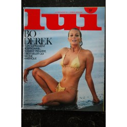 LUI 196 MAI 1980 COVER BO DEREK NUDE PAR JOHN DEREK INTERVIEW GEORGES LAUTNER MICHEL AUDIARD