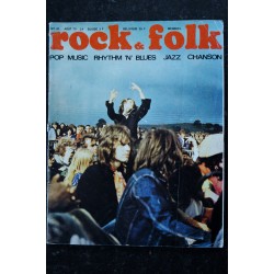 ROCK & FOLK 043 1970  AOUT BATH  IKE & TINA TURNER BOB DYLAN LOUIS AMSTRONG EMMANUEL BOOZ JOHN MAYAL