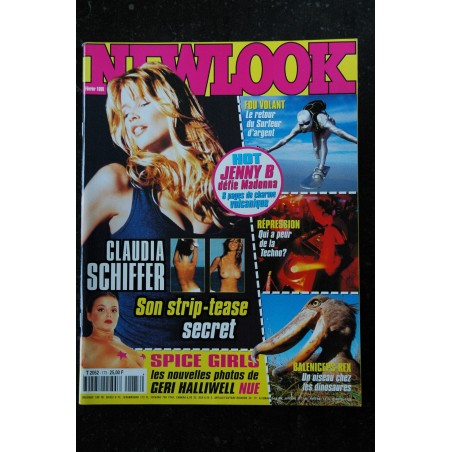 NEWLOOK 173 CLAUDIA SCHIFFER STRIP-TEASE SECRET SPICE GIRLS GERI HALLIWELL NUE