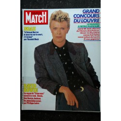 PARIS MATCH n° 1828  David Bowie Cover + 2 p. - Claudia Cardinale - Nastassia Kinski - 156 pages - 8 juin 1984
