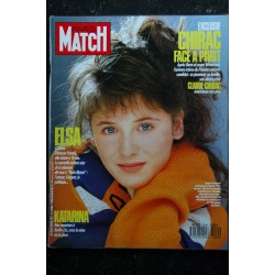 PARIS MATCH n° 2029  Elsa  Cover + 8 p. - Arthur Miller - Paul Belmondo - Julio Iglesias - 148 pages - 15 avril 1988