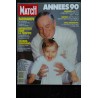 PARIS MATCH n° 2118  Yves Montand cover + 2 p. - Sylvie Vartan - Dick Rivers - HERGE - 124 pages - 28 décembre 1989