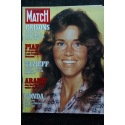 PARIS MATCH n° 1583  Jane Fonda - Piaf 12 p. - Farrah Fawcett - Charlotte Rampling  -  164 pages -  28 septembre 1979