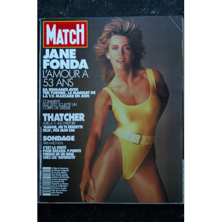 PARIS MATCH n° 2167 Jane Fonda cover + 6 p. - Robin William - Godreche Bachelet Mitchell Barbelivien - 160 p. - 6 déc. 1990 PARIS MATCH n° 2167 Jane Fonda cover + 6 p. - Robin William - Godreche Bachelet Mitchell Barbelivien - 160 p. - 6 déc. 1990