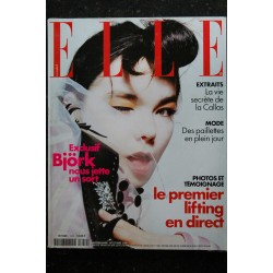 ELLE 2859  16 oct. 2000  Björk cover + 6 p. - Arielle Dombasle - Emilio Pucci - martine Aubry - 262 pages