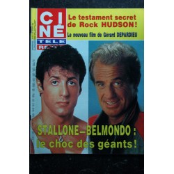 CINE REVUE 1985  N° 43 Stallone -Belmondo - Gérard Depardieu - Rock Hudson - 24 octobre 1985