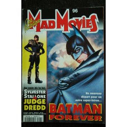 Ciné Fantastique MAD MOVIES  n° 96  * 1995 *   BATMAN FOREVER  SYLVESTER STALLONE  JUDGE DREDD  Tank Girl Le village des damnés