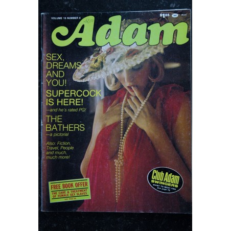 ADAM Us Vol. 19 n°  8  august 1975 - TRES RARE - The Bathers - Glenda Shannon Michele Parker Delilah Jones Shelagh