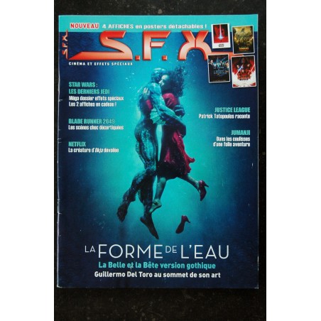SFX 191 - La forme de l'eau - Les derniers Jedi - Plade Runner - Jumanji + Affiches - 80 pages - 2017 11 SFX 191 - La forme de l'eau - Les derniers Jedi - Plade Runner - Jumanji + Affiches - 80 pages - 2017 11