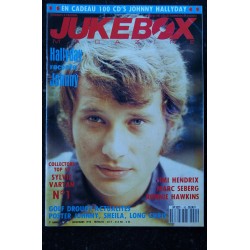JUKEBOX   42   1990 11 - Johnny Hallyday - Vartan - Seberg - Hendrix - Poster Johnny Sheila Long Chris - 80 pages