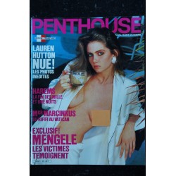 PENTHOUSE 020 SEPTEMBRE 1986 MENGELE ROBERT WILLIAMS LAUREN HUTTON  PATTY MULLEN