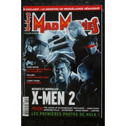 Ciné Fantastique MAD MOVIES  n°150  2003 02   X-MEN 2 Dark Water Solaris Larry Cohen
