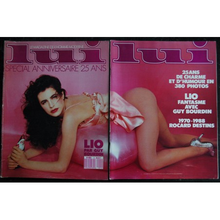 LUI 014 N° 14 SPECIAL 25 ANS NUMERO COLLECTOR 380 PHOTOS RETRO LIO INTEGRAL BOURDIN + FASCICULE