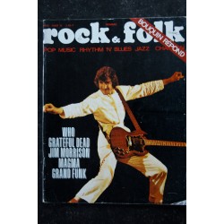 ROCK & FOLK 055 1971 AOUT COVER WHO GRATEFUL DEAD JIM MORRISON MAGMA GRAND FUNK ARETHA FRANKLIN LOUIS ARMSTRONG