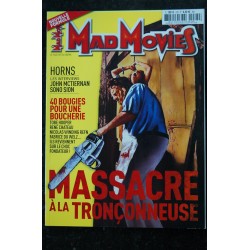 Ciné Fantastique MAD MOVIES  n°278  2014 10  -  Massacre àla Tronçonneuse - Horns - 40 bougies pour une boucherie - 100 pages