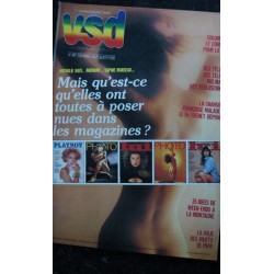 VSD 425 NOVEMBRE 1985 COVER ALAIN DELON 50 ANS MICKEY ROURKE TABARLY LE ROCK