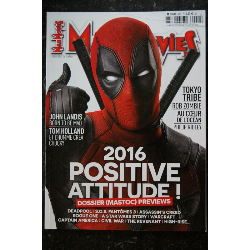 Ciné Fantastique MAD MOVIES  n°290  2015 11 - STAR WARS Le réveil de la force - Grindhouse - The Lobster - 100 pages