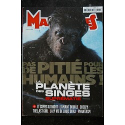 Ciné Fantastique MAD MOVIES  n°308  2017 06 - La planète des Singes SUPREMATIE - L'amant double - the last girl - 100 pages