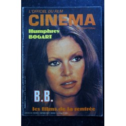 L'officiel du Cinéma n° 7 Brigitte Bardot cover + 4 p. - Humphrey Bogart - Barry Lindon - Delon - Ingmar Bergman