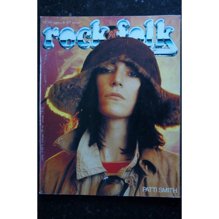 ROCK & FOLK 141 1978 COVER PATTI SMITH GALLAGHER JOHN MC LAUGHLIN RANDY CALIFORNIA