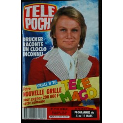 TELE POCHE 1151 29 fév. 1988 Claude François - Drucker raconte un CloClo inconnu - Cover +5 p.