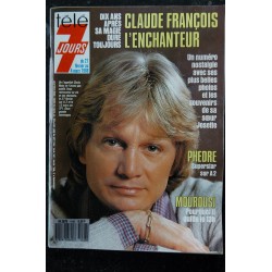 Télé 7 Jours  1448 27 fév. au 4 mars 1988  Claude François l'enchanteur cover + 7 p. - Brigitte Fossey