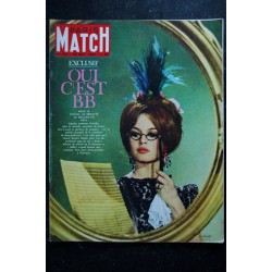 PARIS MATCH N°  702 22 SEPTEMBRE 1962 BRIGITTE BARDOT 28 ANS HESITANTE