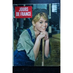 JOURS DE FRANCE   250  29 août 1959  B. BARDOT cover + 6 p. - Garbo au cap d'Ail  - L Bacall Bayonne - 60 pages