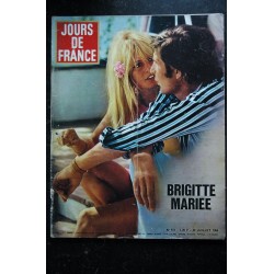 JOURS DE FRANCE   611  30 juil. 1966  B. BARDOT cover + 9 p. - Mirreille Mathieu - Sheila - 104 pages