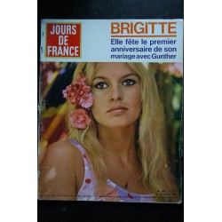 JOURS DE FRANCE   660  8 juil. 1967  B. BARDOT cover + 5 p. - Zizi Jeanmaire par Léon Zitrone - Françoise Dorléac  - 132 pages