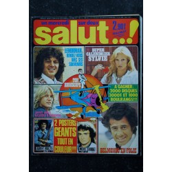 Salut ! 028  1977 09 Lenorman 2 p - Sylvie 2p  - Juvet 3p - Belmondo 2p - Delpech  - Fugain 2p