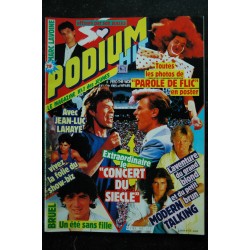 PODIUM HIT 162  août 1985  JL LAHAYE BRUEL LAVOINE Modern Talking Jagger Bowie