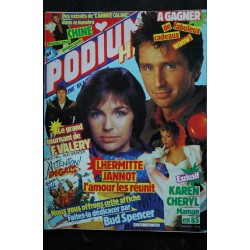 PODIUM HIT 149 Juillet 1984  DELON SARDOU BELMONDO Sophie MARCEAU LIO ADJANI