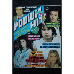 PODIUM HIT 123 MAI 1982 SHEILA BERNARD GIRAUDEAU GOLDMAN + POSTERS KIM WILDE JOHNNY HALLYDAY STORY
