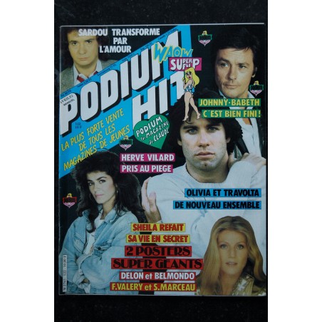 PODIUM HIT 123 MAI 1982 SHEILA BERNARD GIRAUDEAU GOLDMAN + POSTERS KIM WILDE JOHNNY HALLYDAY STORY PODIUM HIT 123 MAI 1982 SHEILA BERNARD GIRAUDEAU GOLDMAN + POSTERS KIM WILDE JOHNNY HALLYDAY STORY