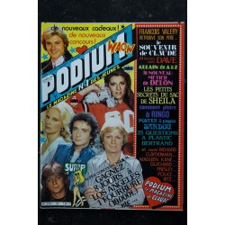 PODIUM n° 98 François Valéry Cloclo Dave Delon Sheila Sardou Plastic Bertrand - Posters voir détail - 1980 04