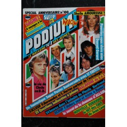 PODIUM n°100  Sheila Cloclo Danyel Gerard Vartan Balavoine- Posters voir détail - 1980 06