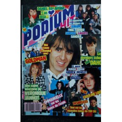 PODIUM HIT 178  décembre 1986 Emmanuelle BEART A - HA GOLDMAN DELON Charlotte & SERGE LAHAYE