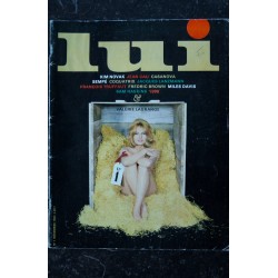 LUI 001 N° 1 1963 RARE COLLECTOR VALERIE LAGRANGE MILES DAVIS TRUFFAUT KIM NOVAK SCOTCH SUR LA COUVERTURE